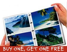Buy One Get One Free Photo Albums - claim 9% cashback and free delivery