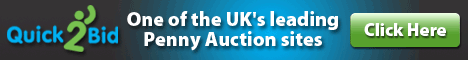 Quick2Bid - Grab a bargain at a fraction of the retail cost on the UK's real value penny auction site